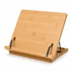 Adjustable Bamboo Reading & Laptop Stand