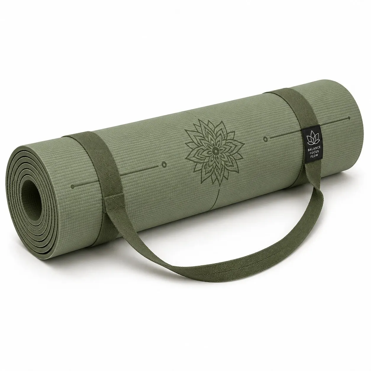 Premium Anti-Slip Yoga Mat with Carry Strap